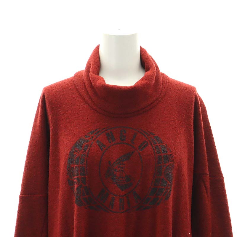 Vivienne Westwood タートルネック　ニット　オーブ　レッド　赤 ヴィヴィアンウエストウッド Vivienne Westwood ANGLOMANIA