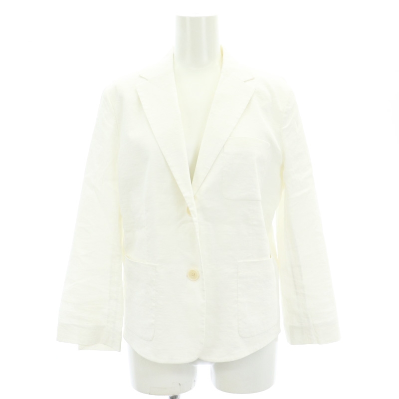 Theory✨ジャケット ロングジャケット　ホワイト theory ジャケット白ホワイト