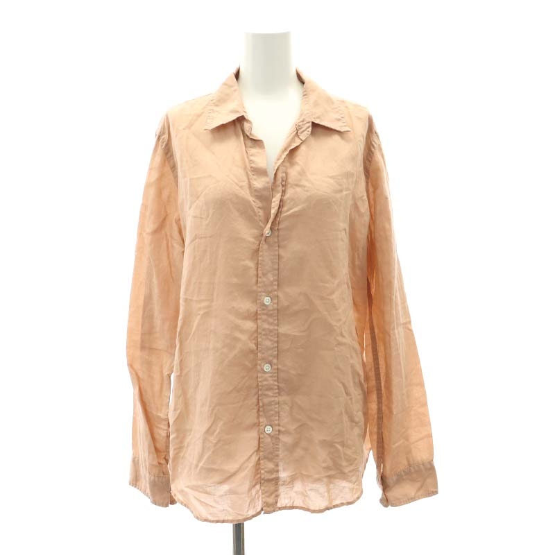 プラージュ Plage 24SS Ramie Cotton シャツ ブラウス 長袖 前