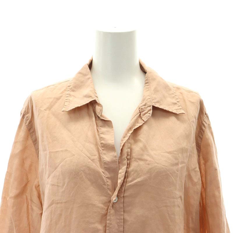 プラージュ Plage 24SS Ramie Cotton シャツ ブラウス 長袖 前