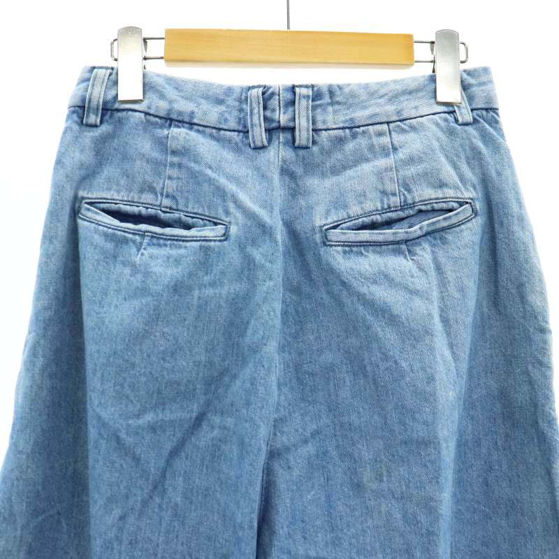 サードマガジン THIRD MAGAZINE デニムタックパンツ ジーンズ ワイド  