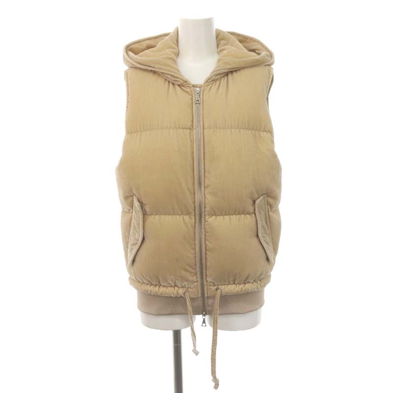 セオリー Theory PUFFER.VELVET ECTOR ダウンベスト ジップアップ  