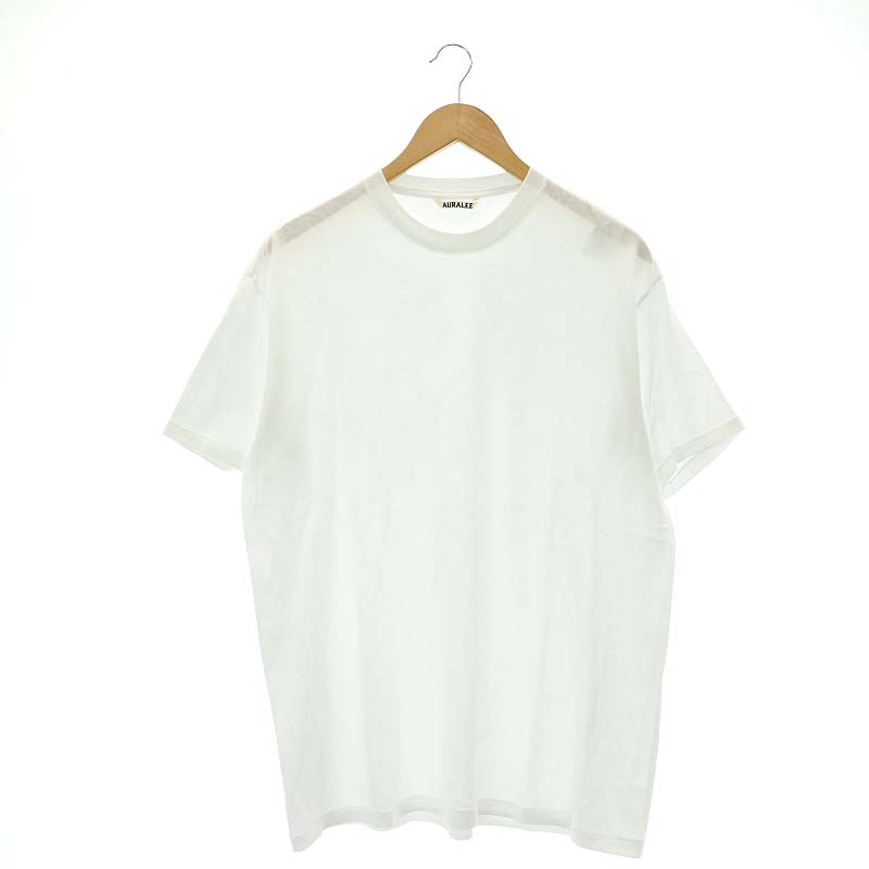 オーラリー AURALEE SEAMLESS CREW NECK TEE Tシャツ プルオーバー 