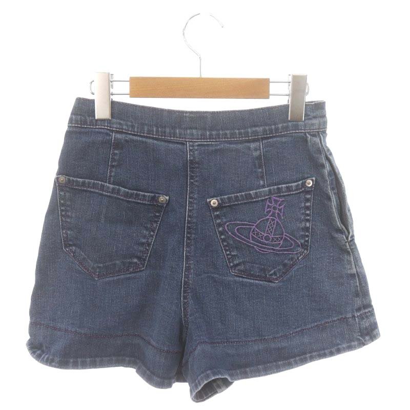 ヴィヴィアンウエストウッド Vivienne Westwood オーブ刺繍 デニム 