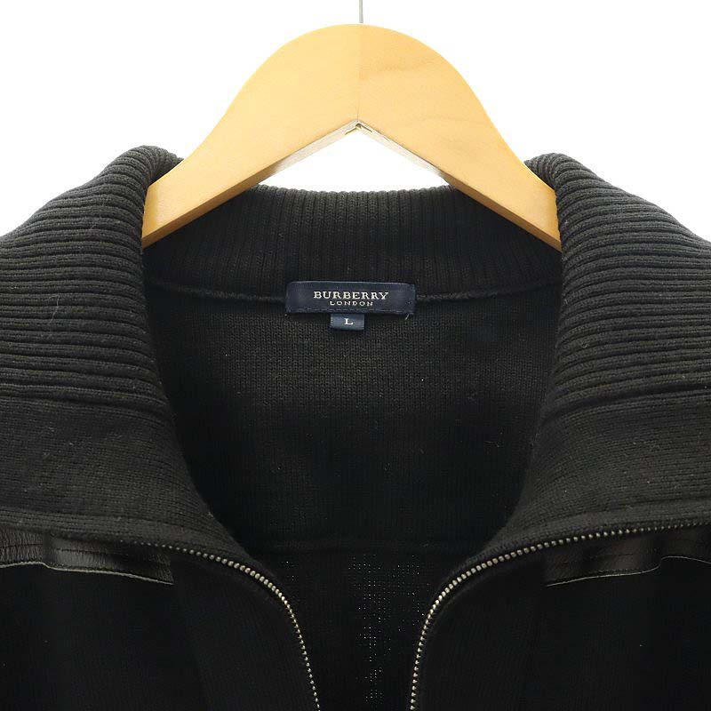 バーバリー ロンドン BURBERRY LONDON ウール フルジップ ニット