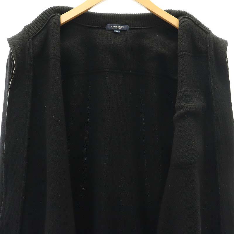 バーバリー ロンドン BURBERRY LONDON ウール フルジップ ニット