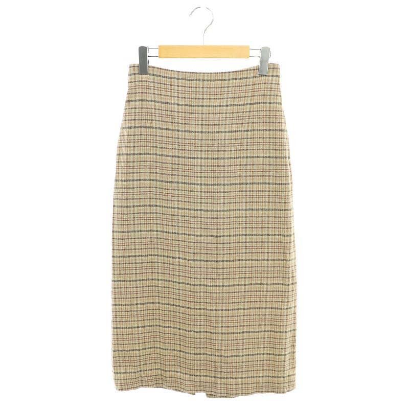 オーラリー AURALEE SILK SUMMER TWEED SLIT SKIRT スカート ロング丈  