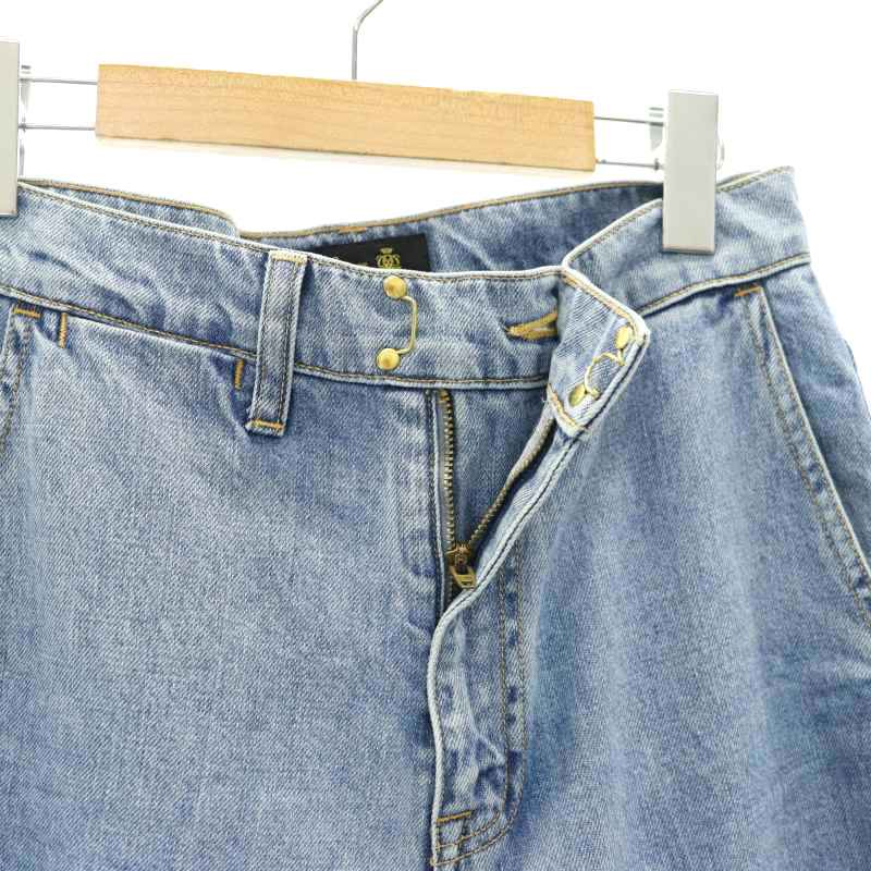 ドゥロワー センタープレスデニムパンツ34サイズ