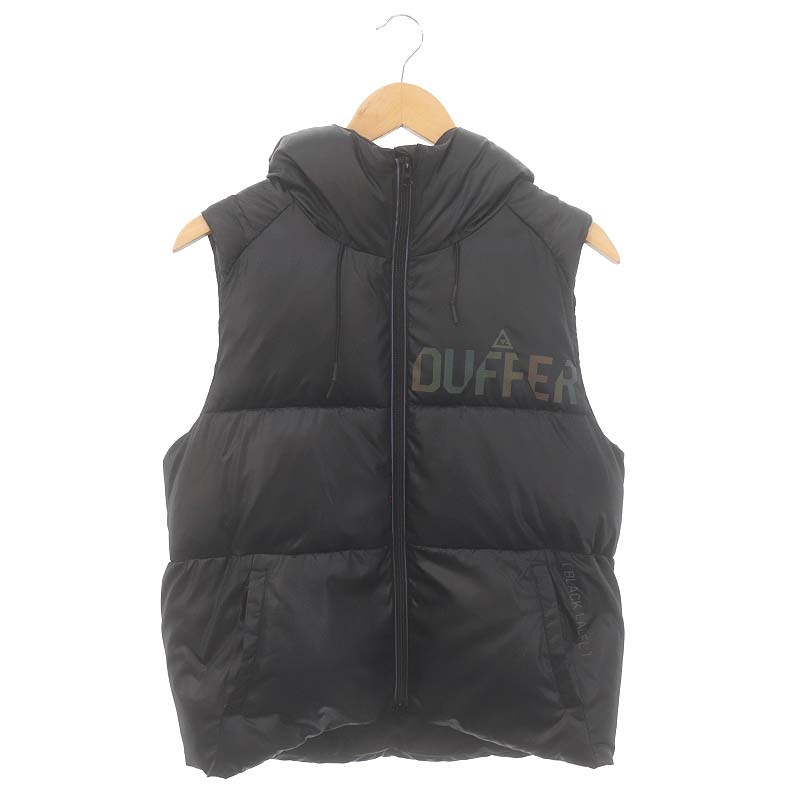 DUFFER of St.George ダウンベスト L黒（ボリュームネック