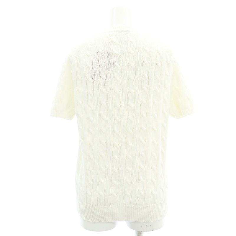 未使用品 マルディメクルディ MARDI MERCREDI CABLE KNIT HALF SLEEVE 
