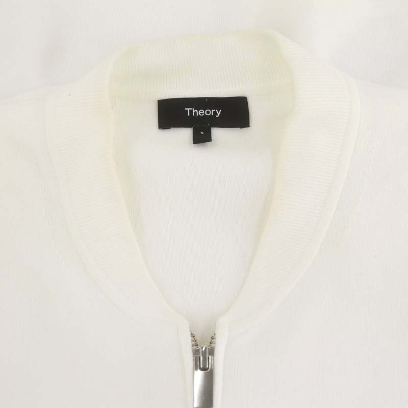 セオリー Theory ニットブルゾン 24SS Bristol Cotton Cuff DT Bomber  