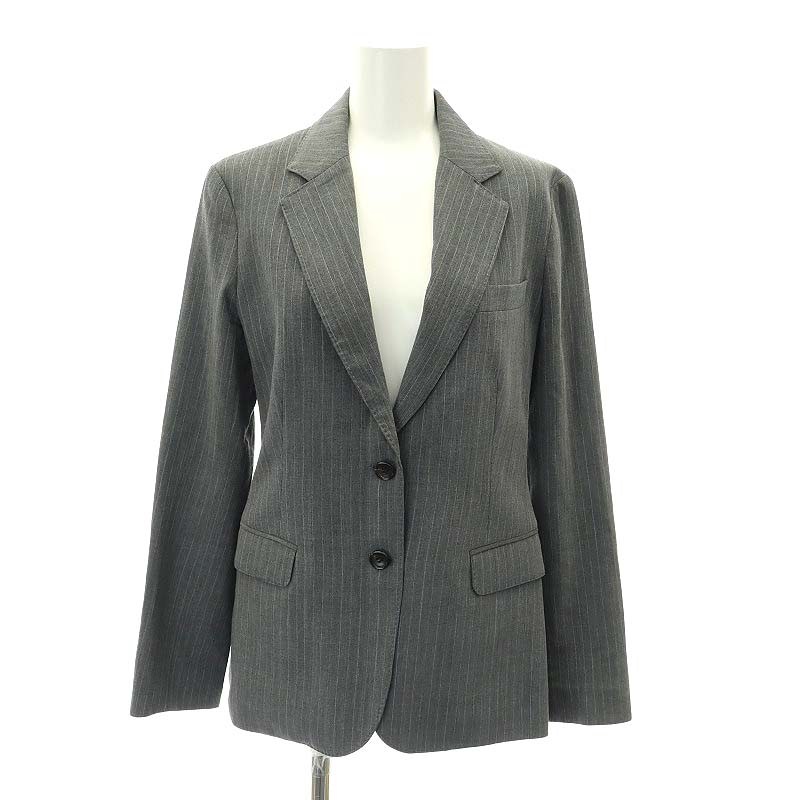 セオリーリュクス レディースセットアップスーツ グレー 38号