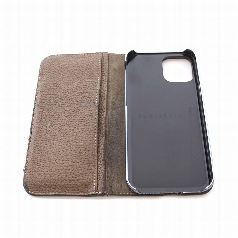 BONAVENTURA iPhone15ケース　ブラウンレザーフリップケース BONAVENTURA iPhone15ケース ブラウンレザーフリップケース