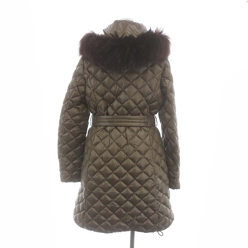 TATRAS タトラス ロング ダウンジャケット キルティング ラクーンファー