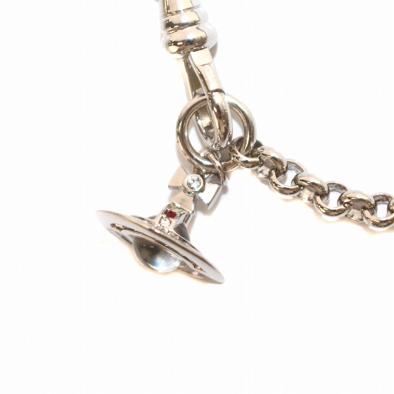 シルバーチェーンストーンブレスレット　ヴィヴィアンウエストウッド Vivienne Westwood ヴィヴィアンウエストウッド オーブ チェーン