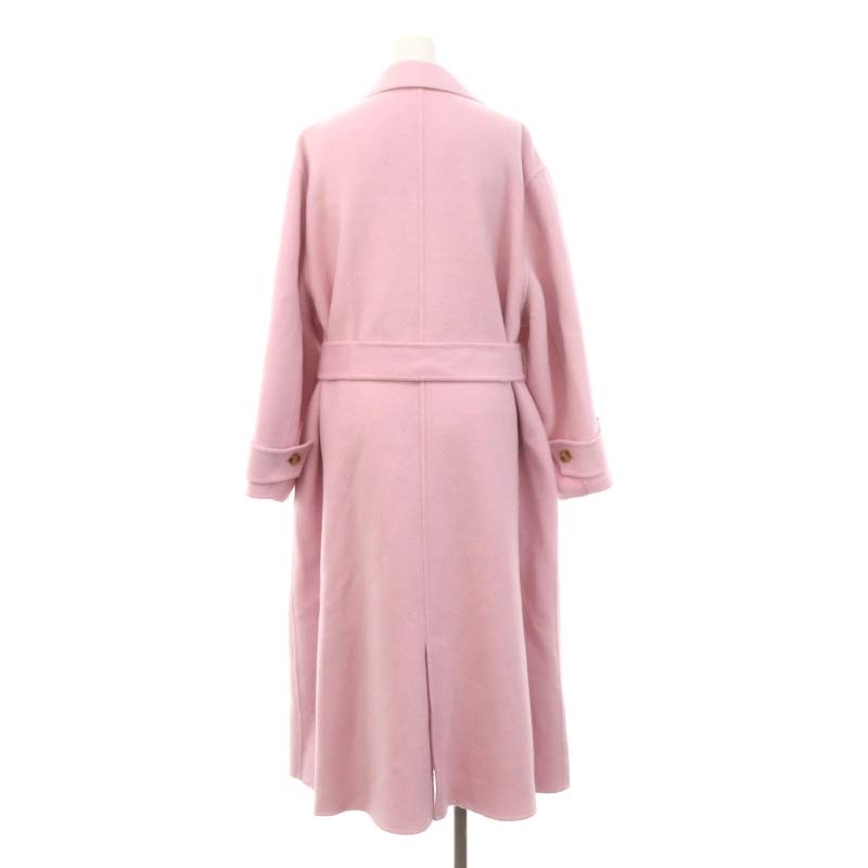 最新 SNIDEL ウールヤク ベーシック コート ピンク ウールヤクベーシックコート スナイデル ピンク 最新 SNIDEL