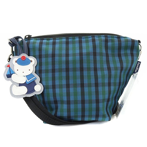 【ほぼ未使用】familiarファミリア舟形ナイロンポシェット ファミリア 舟形 ナイロン ポシェット 完売 未使用