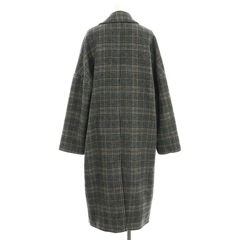 ZARA チェックコート 廃する 