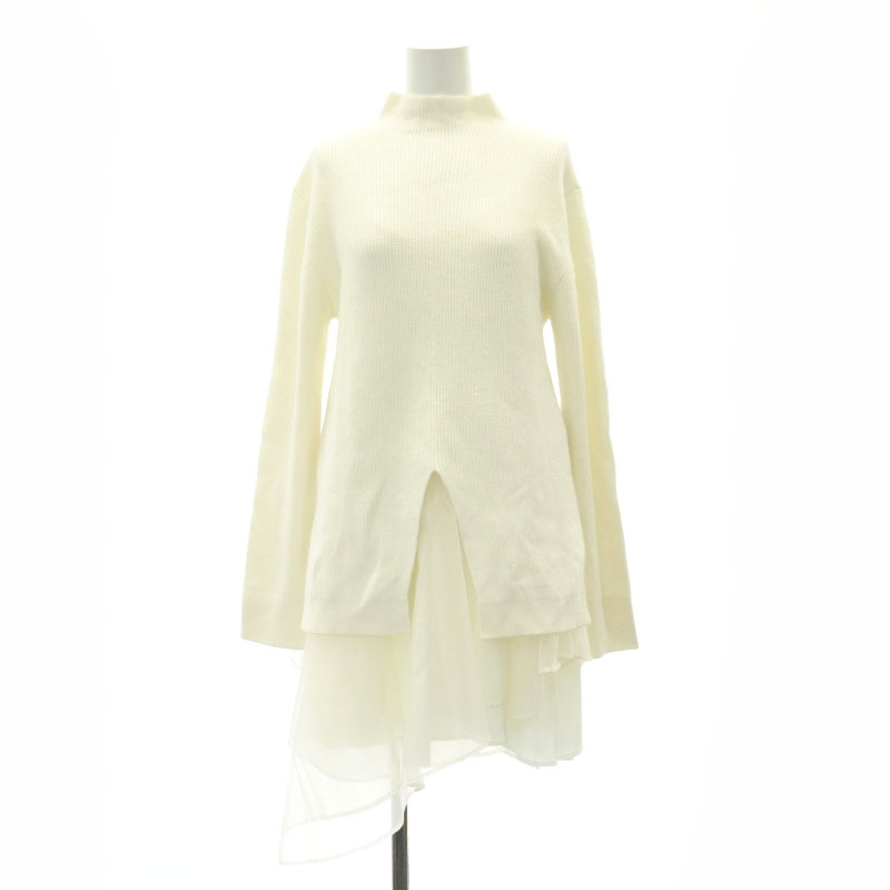 スナイデル SNIDEL 22AW ヘムフリルニットレイヤードワンピース 2点  