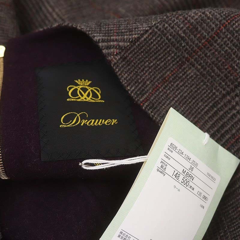 ドゥロワー drawer 定番Aラインワンピース 36｜ファッション