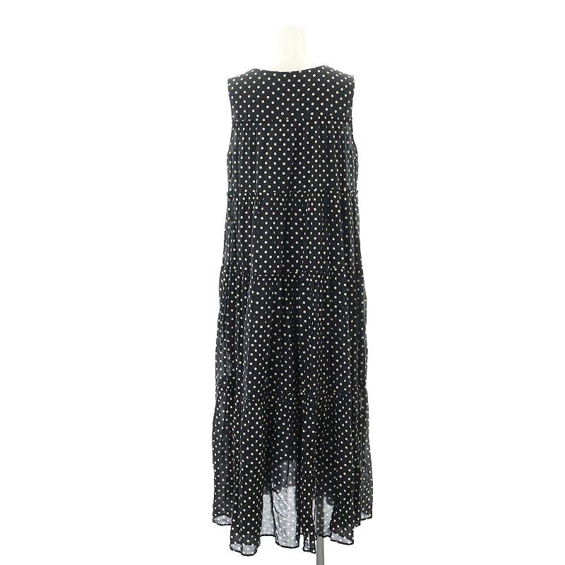 ne Quittez pas×BEAMS ドットギャザー ノースリーブワンピース