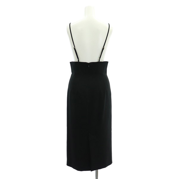 ノーブル NOBLE 20SS ショルダーストラップサロペットスカート ロング  