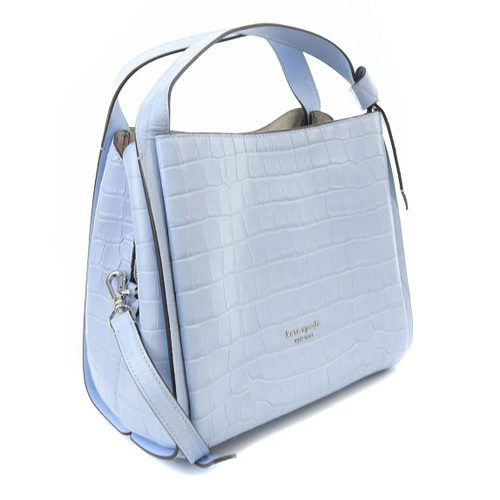 kate spade ノット クロコ エンボス レザー 2way トートバッグ kate spade ノット クロコ エンボス レザー 2way トートバッグ