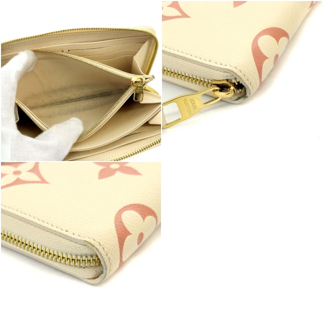 ルイヴィトン LOUIS VUITTON ジッピーウォレット バイカラー