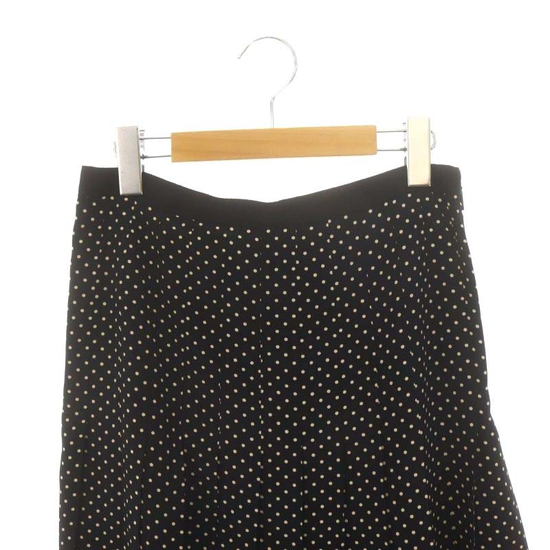 トリーバーチ TORY BURCH ドット柄プリーツスカート 膝丈 フレア  
