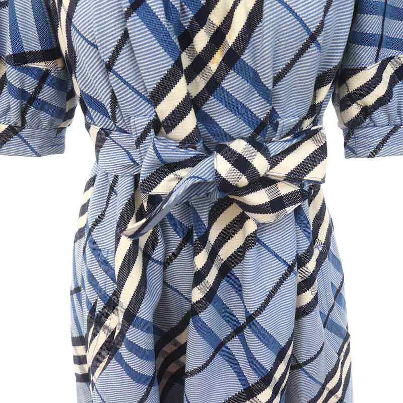 バーバリーブルーレーベル BURBERRY BLUE LABEL チェック Aライン