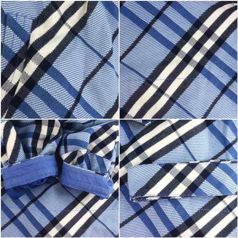 Burberryブルーレーベル水色チェック柄ベルト付きミニワンピース Burberryブルーレーベル水色チェック柄ベルト付きミニワンピース