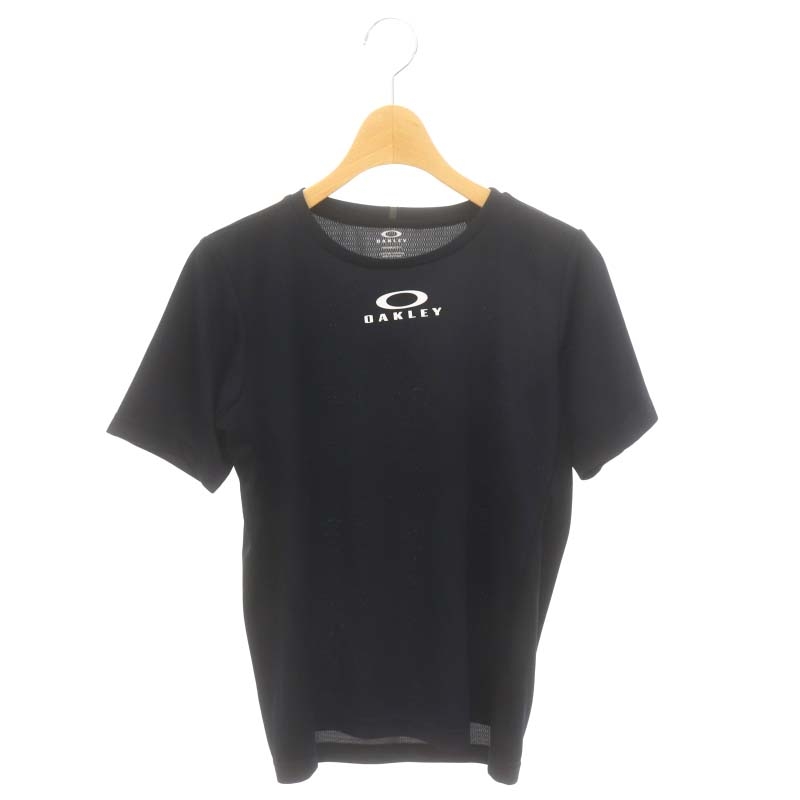 Oakley ブラック Tシャツ レギュラー オークリー OAKLEY 半袖カットソー Tシャツ プルオーバー 160 黒