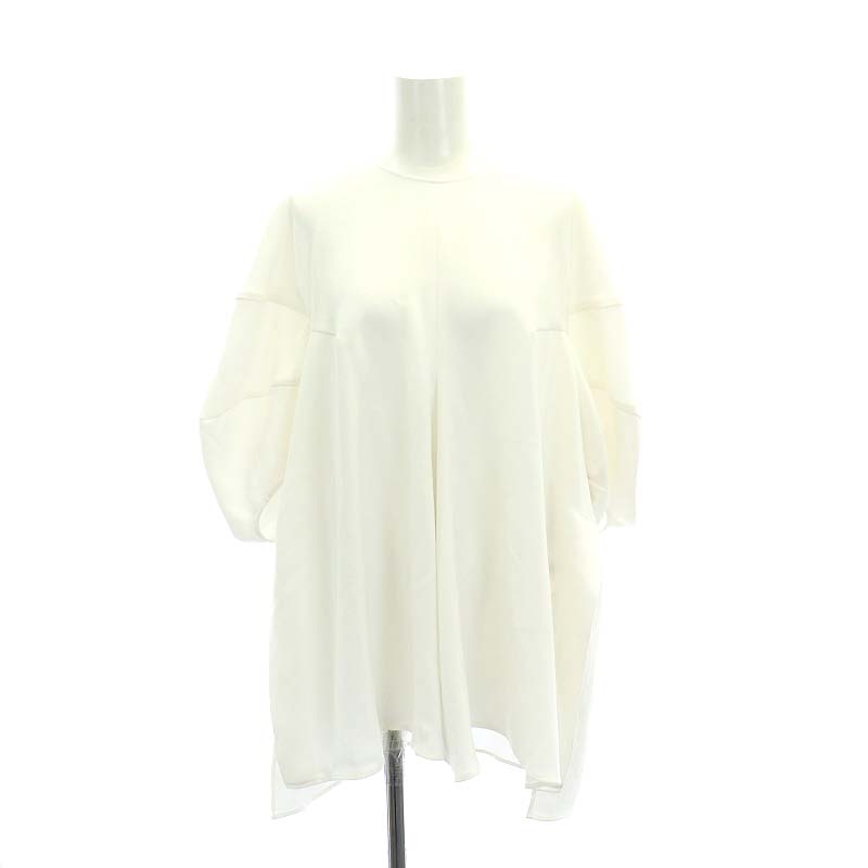 エンフォルド カットソー 白 38（FLARE SHIRT｜38｜WHT｜SHIRTS