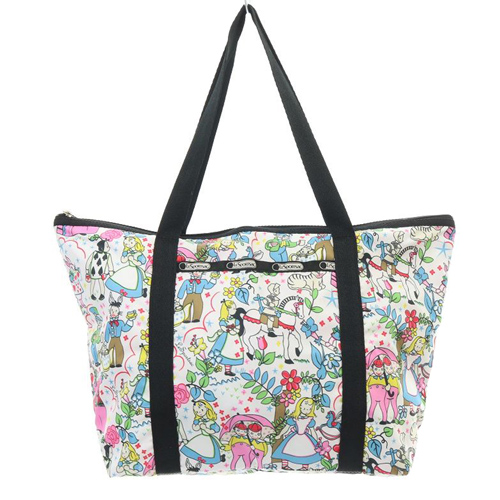 美品　レスポートサック　不思議の国のアリス レスポートサック LesportSAC 不思議の国のアリス トートバッグ