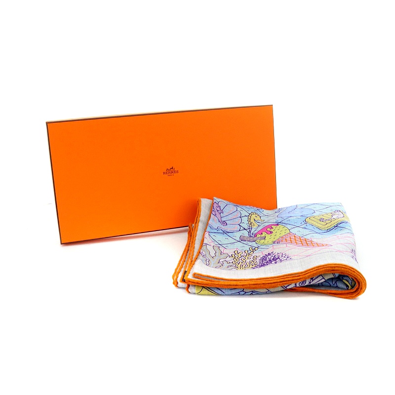 エルメス HERMES カレジュアン 140 スプラッシュパーク スカーフ 