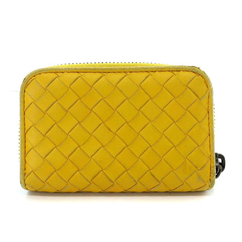 新品未使用☆人気♪ ボッテガヴェネタ イントレチャート コインケース 黄色 ボッテガヴェネタ BOTTEGA VENETA コインケース 小銭入れ