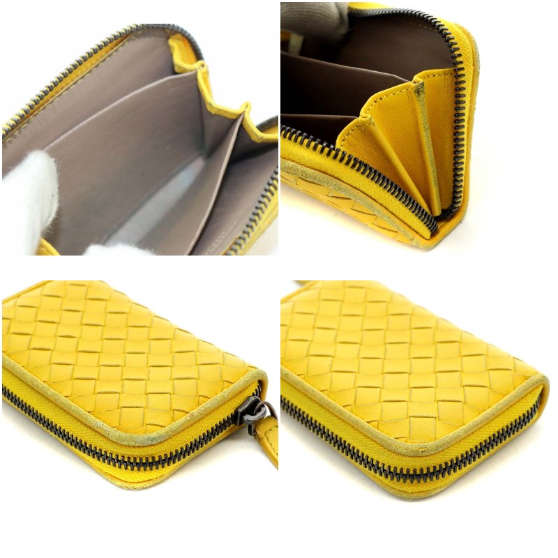 新品未使用☆人気♪ ボッテガヴェネタ イントレチャート コインケース 黄色 ボッテガヴェネタ BOTTEGA VENETA コインケース 小銭入れ