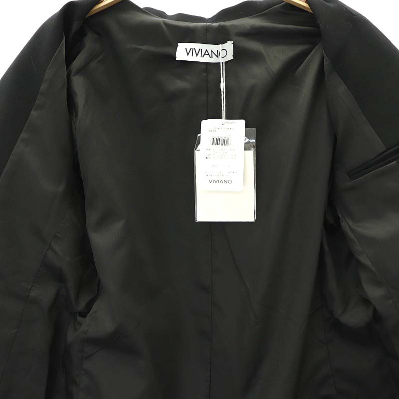 ヴィヴィアーノ VIVIANO 23AW BACK TULLE TRIMMED BLAZER ジャケット 