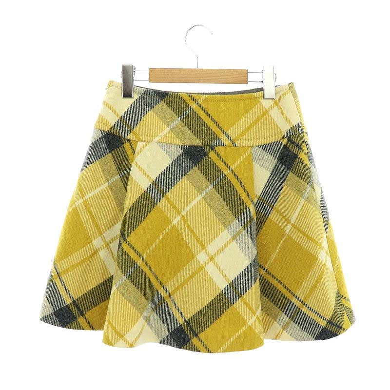 美品✨バーバリーブルーレーベル フレアプリーツスカート チェック柄　ウール 34 by ファッション BURBERRY BLUE LABELプリーツスカート チェック柄