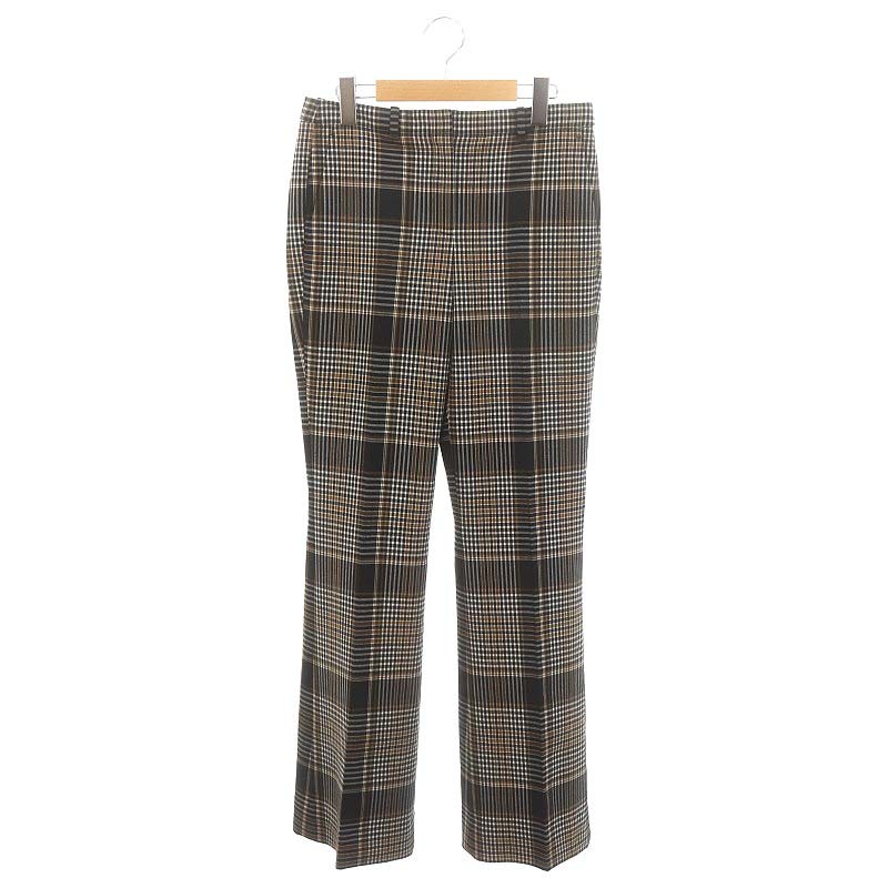 セオリー Theory チェック パンツ サンプル フレア センタープレス 2  
