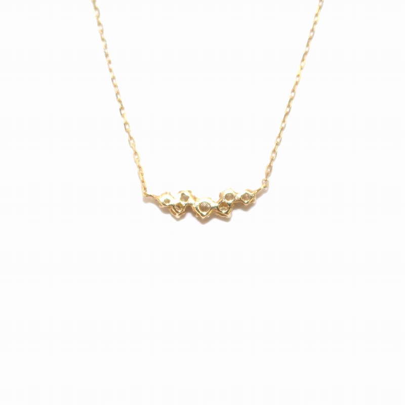 AHKAH BBラインネックレス イエローゴールド18K