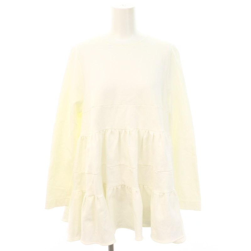 ヨリ yori ぬくぬくヘムフリルブラウス ホワイト