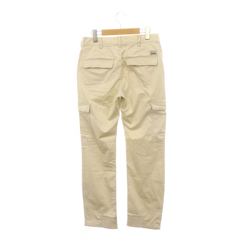ベージュ カーゴパンツ ジッパーポケット付き （POLO RALPH