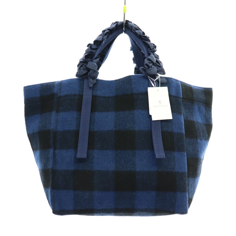 未使用品 ラドロー LUDLOW ラドロー チェック グレープハンドル 