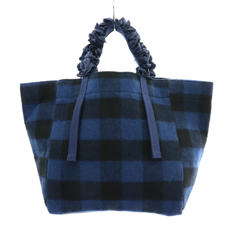 未使用品 ラドロー LUDLOW ラドロー チェック グレープハンドル トート  