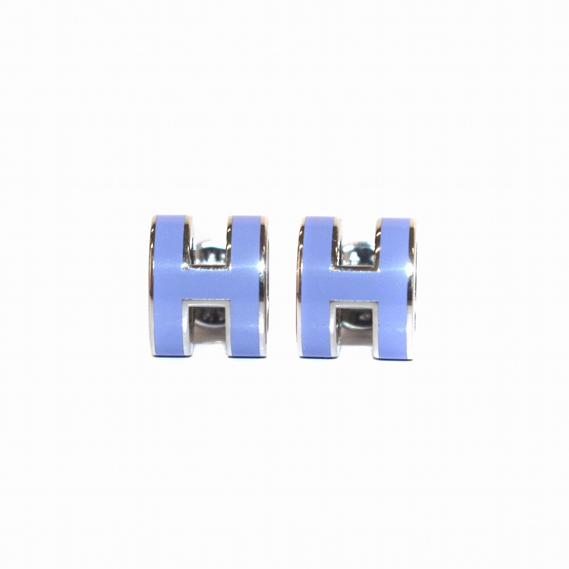 HERMESエルメス Hロゴデザイン ピアス(両耳用) HERMESエルメス Hロゴデザイン ピアス(両耳用)