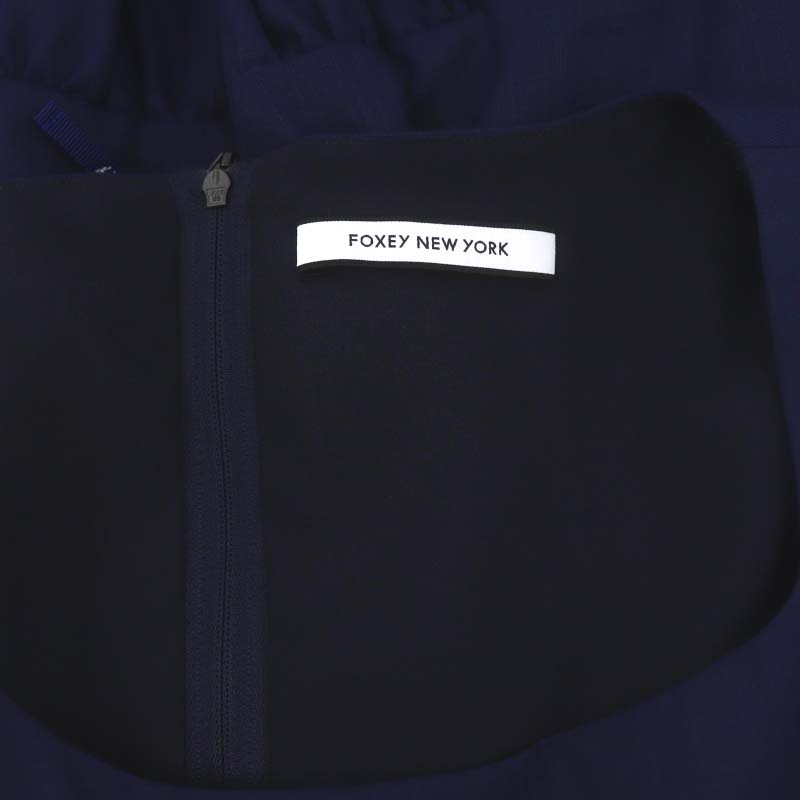 フォクシーニューヨーク FOXEY NEW YORK バックギャザードレス