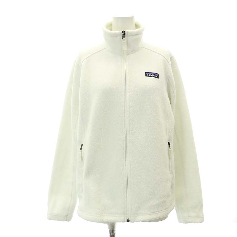 パタゴニア Patagonia フリースジャケット ジップアップ S 白 ホワイト 