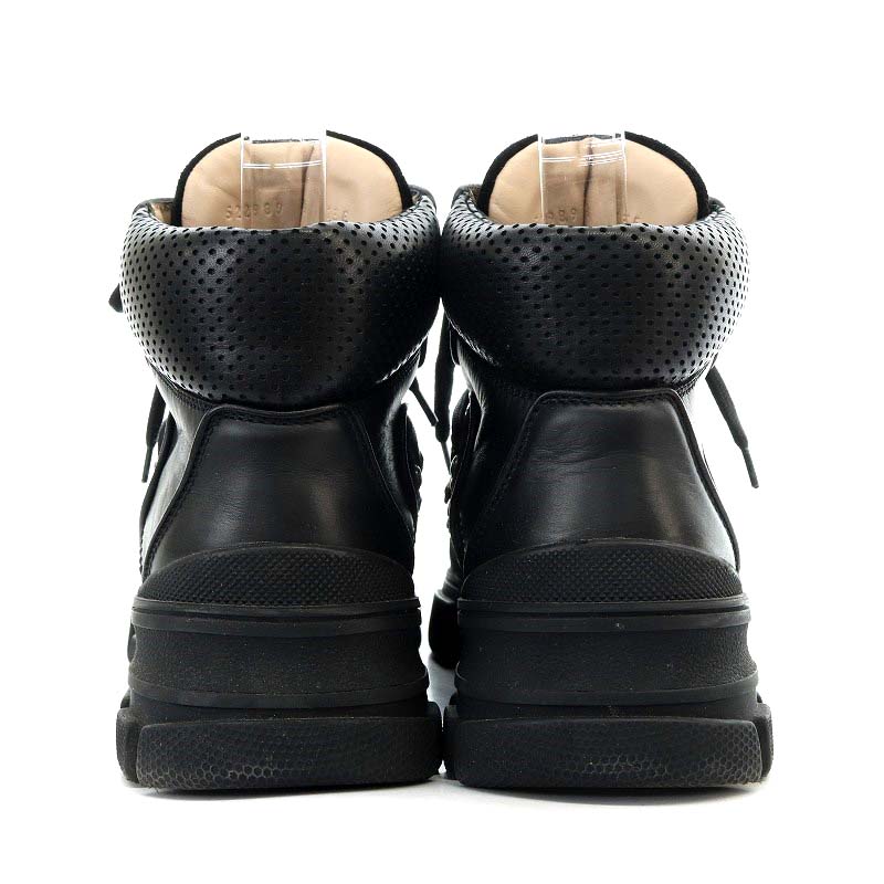 グッチ GUCCI SEGAコラボ レザー フラッシュトレック ハイトップ 