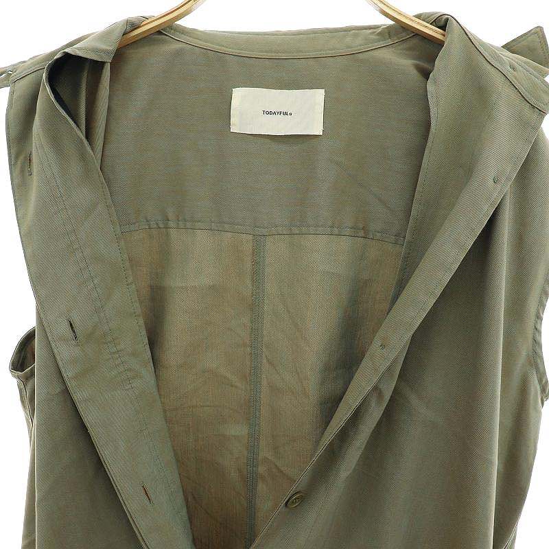 トゥデイフル TODAYFUL 23SS 2waycollar Long Vest ロングベスト 